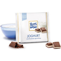 Tavoletta Ritter Sport - Joghurt - Cioccolato con Ripieno allo...