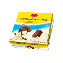 Marshmallows Konfekt - con Glassa di Cioccolata - Sir Charles - 400 g