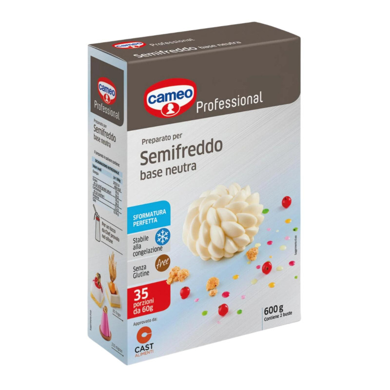 Preparato per Semifreddo Cameo Professional - 600 g - 35 Porzioni