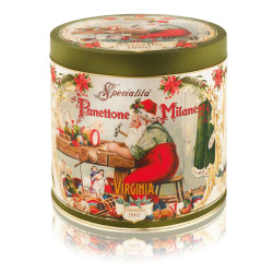 Panettone - Amaretti Virginia - Panettone Milanese - Babbo Natale -...