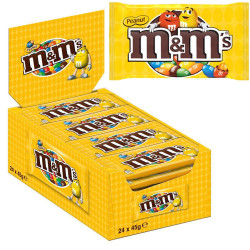 M&M's Giallo - Arachidi - 45 gr - 24 Blister - M & M's