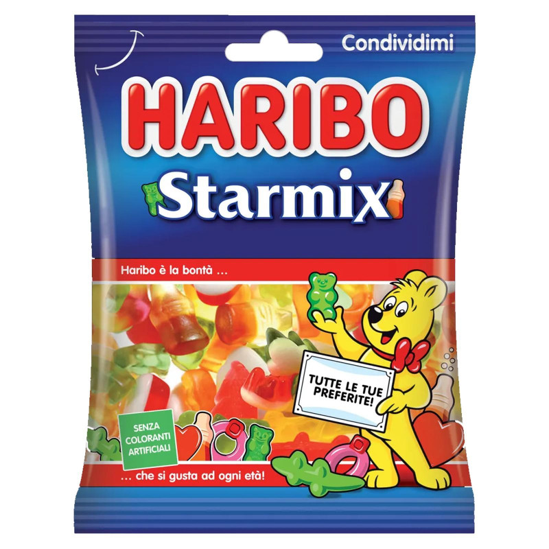 Caramella Gommose alla Frutta - Haribo - Starmix - 30 Confezioni da 100 g