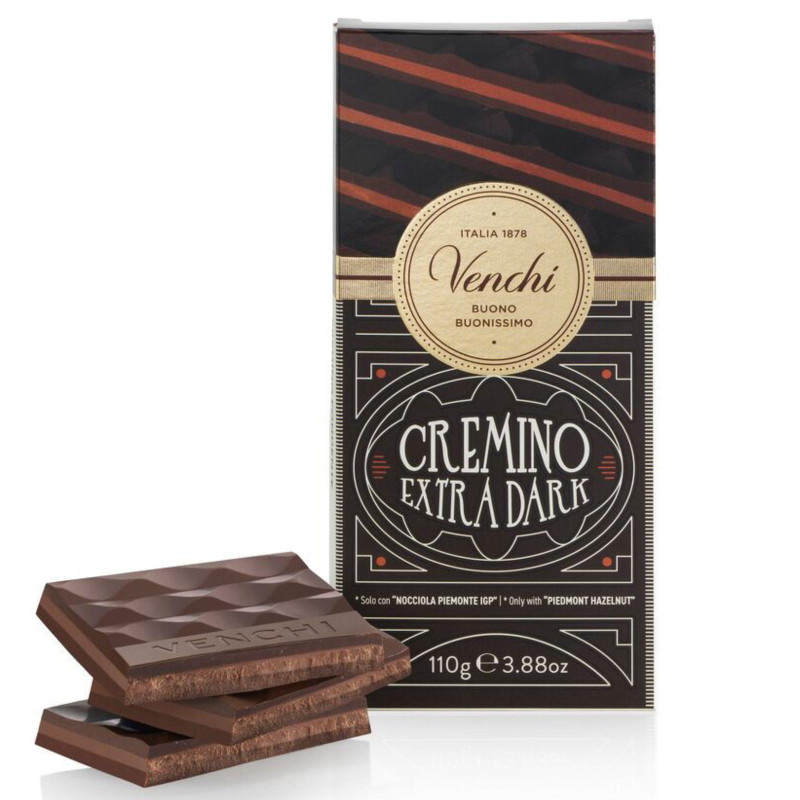 Tavoletta Cioccolato Venchi - Cremino Extra Dark - Fondente - 110 g