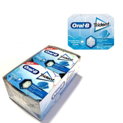 Gomme da Masticare - Oral-B - Peppermint - 12 Pacchetti da 17 gr