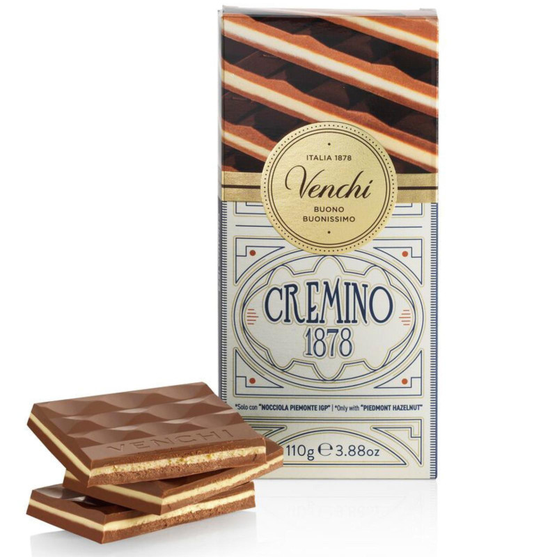 Tavoletta Cioccolato Venchi - Cremino 1878 - Latte - 110 g