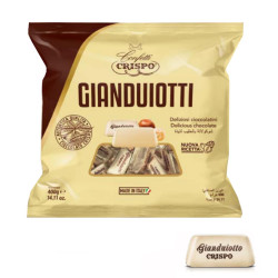 Gianduiotti Crispo - Cioccolato Bianco - Busta da 400 g