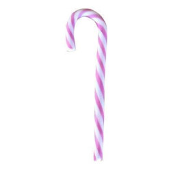 Lecca Lecca - Caramelle - Biribao - Candy Canes Rosa e Bianco 14 gr - 72 Pezzi