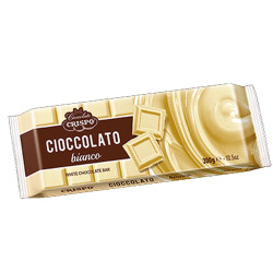 Tavoletta Cioccolato Bianco - Crispo - Blocco Cioccolato Bianco -...