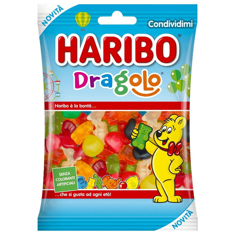 Caramella Gommosa - Haribo - Dragolo - 30 Bustine da 90 g