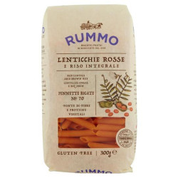 Pasta Rummo Speciale - Lenticchie Rosse e Riso Integrale - Pennette...