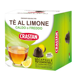 Te' al Limone in Capsule - Crastan - Caldo o Freddo - Compatibili...