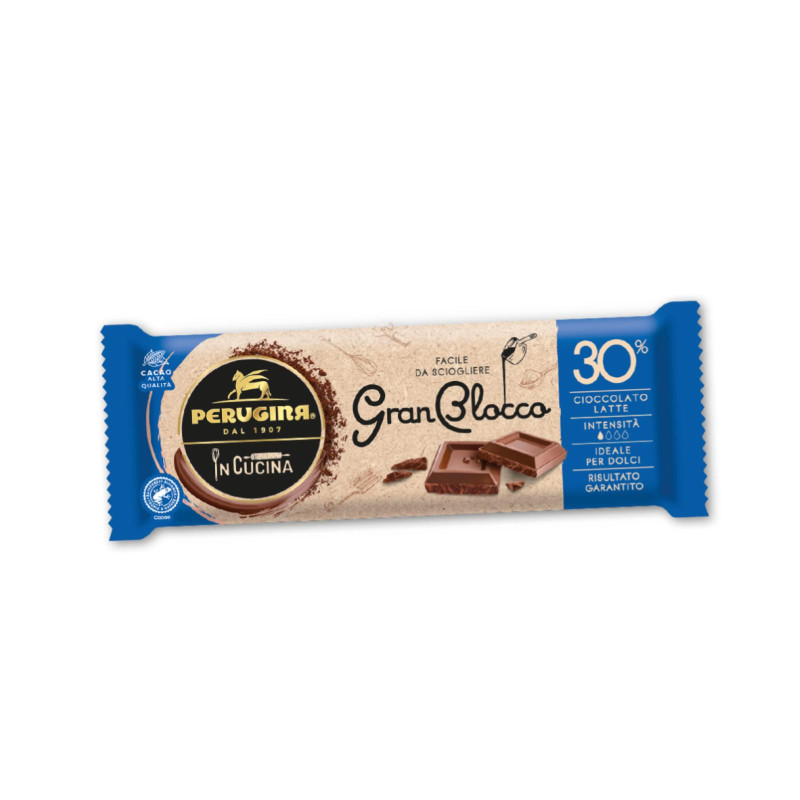 Tavoletto Cioccolato Al Latte Gran Blocco Latte 30% - Perugina - 150 gr