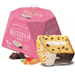 Panettone Dais - Cassata Siciliana - Con Crema alle Ricotta - 800 g