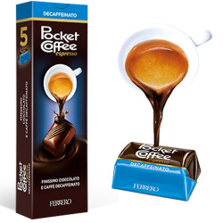 Pocket Coffee Espresso Decaffeinato 12 Pacchetti da 5 pz - 62.5 gr Box