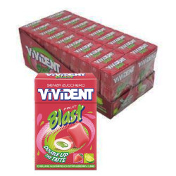 Gomme Da Masticare Ripiene Vivident Fruit Blast Fragola Lime 20...