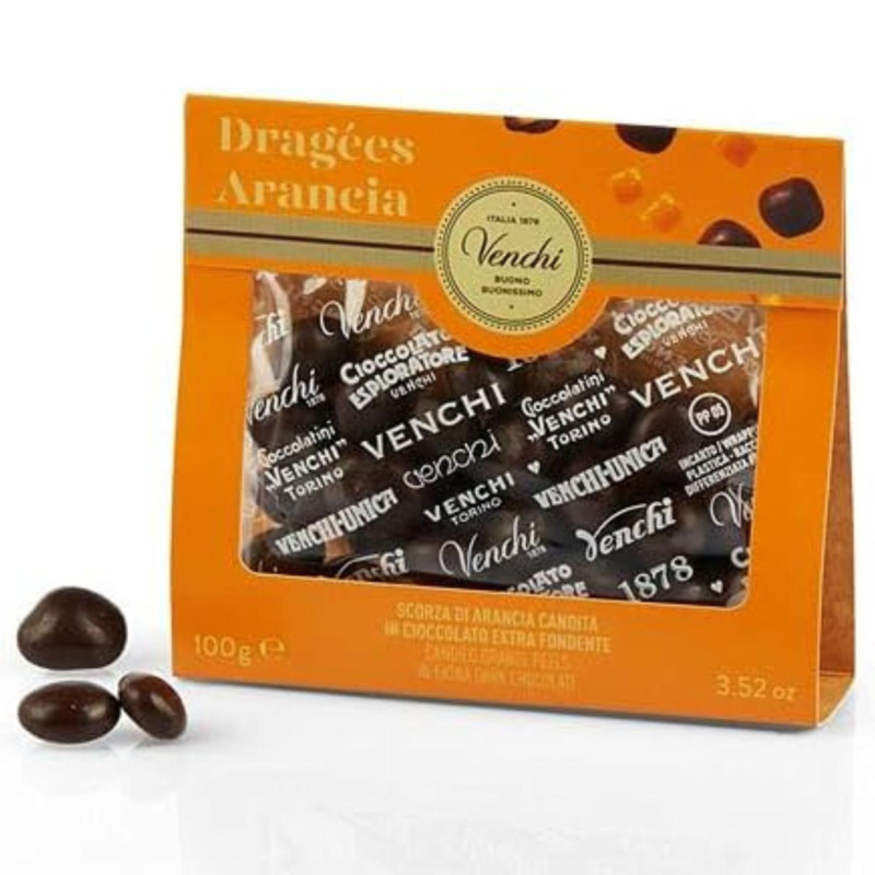 Cioccolatini Venchi - Scorzone D'arancia Fondente - Bustina da 100 g