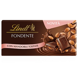 Tavoletta Cioccolato Fondente - Lindt - Gamme Bleue - Con Mandorle...