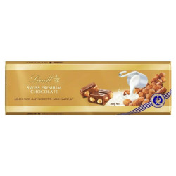 Tavoletta Cioccolato al Latte con Nocciole - Lindt Gold - 300 g