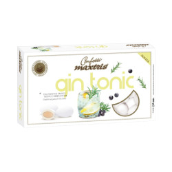 Confetti Maxtris - Con Mandorla - Gin Tonic - Colore Bianco - 1 Kg