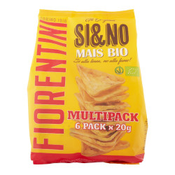 Snack Fiorentini - Si & No - Triangolini di Mais - Multipack 6 x 20...