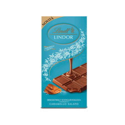 Tavoletta Cioccolato - Lindt - Lindor - Caramello Salato - 100 g