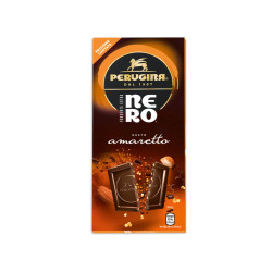 Tavoletta Cioccolato Fondente - Nero - Amaretto - Perugina - 85 g