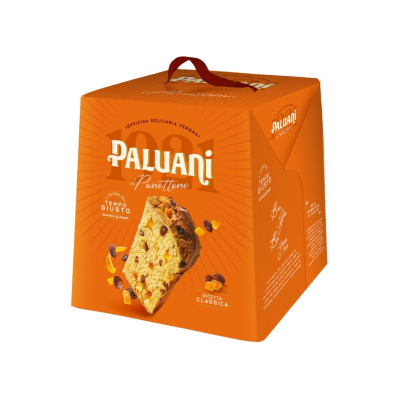 Panettone Paluani - Panettone Classico Con Uvetta e Canditi - 700 g