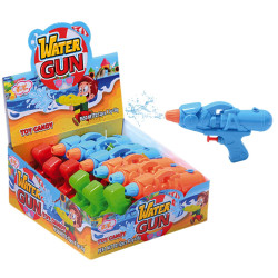 Water Gun - Candy Toys - Con Caramelle - Joy Gum - Espositore da 12 pz