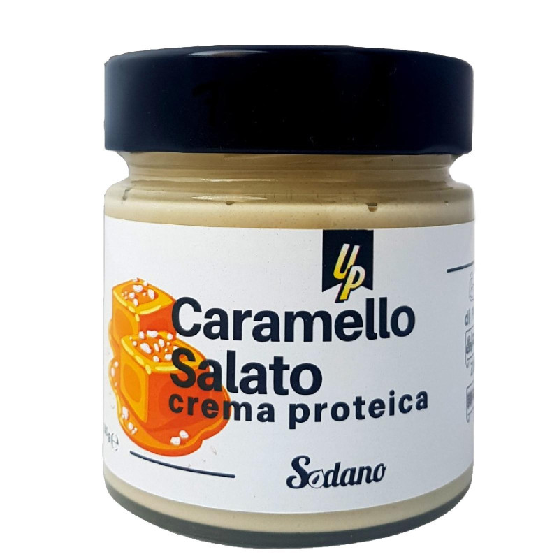 Crema Proteica al Caramello Salato - Sodano - Vaso da 250 g