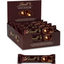 Barretta NoccioNoir - Cioccolato Fondente Con Nocciole  Lindt - 18...