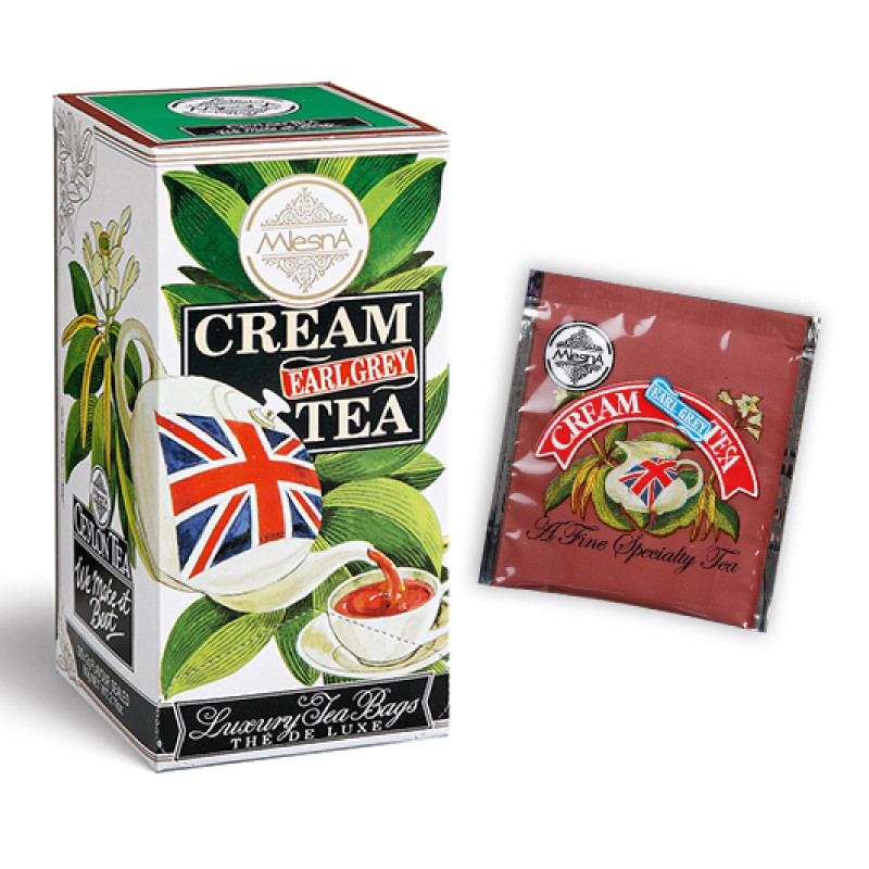 Te' Mlesna - Cream Earl Grey Tea - Te' al Bergamotto e Caramello - 30 Filtri