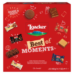 Biscotti Loacker - Confezione Regalo - Best of Moment - Box da 400 g