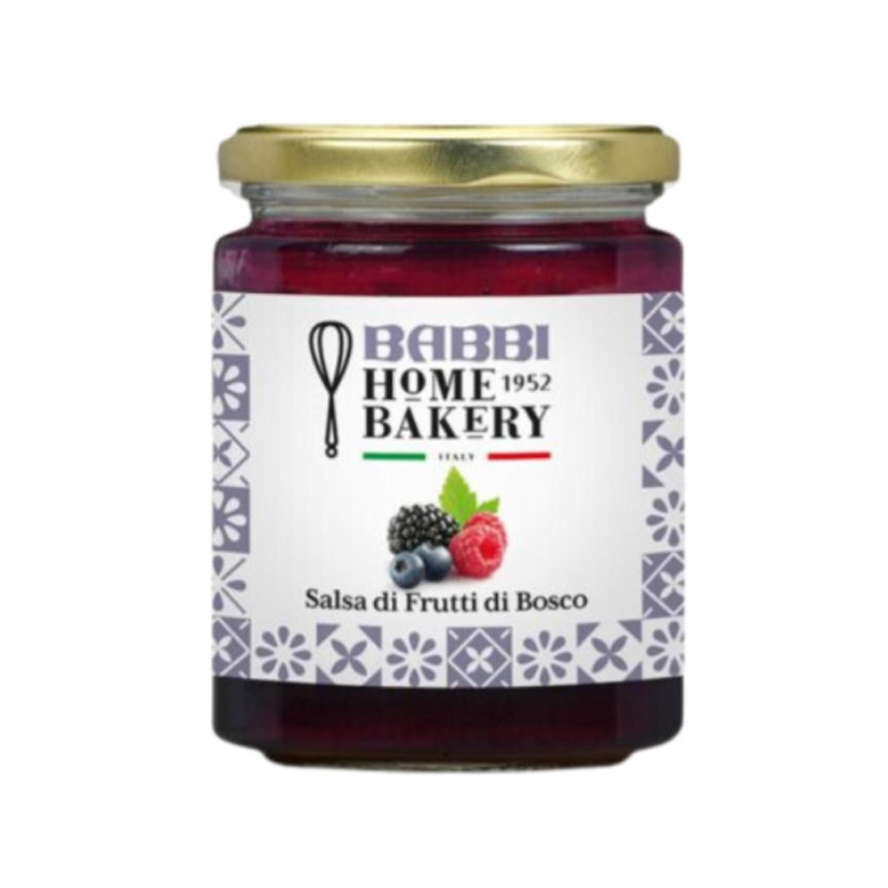 Salsa di Frutti di Bosco - Babbi - Home Bakery - Barattolo da 300 g