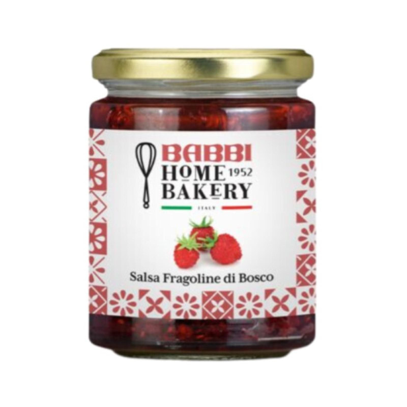 Salsa Fragoline di Bosco - Babbi - Home Bakery - Barattolo da 300 g