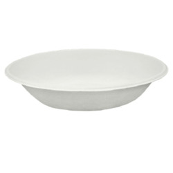 Piatto Fondo Compostabile Bagasse - Colore Bianco - Piatti Fondi -...