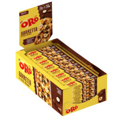 Barrette Oro Saiwa - Cereali Integrali e Cioccolato - 25 x 40 g