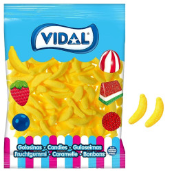 Caramelle Gommose - Banane Zuccherate - Vidal - Busta da 250 pezzi...