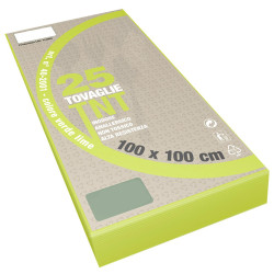 Tovaglia Tnt - Colore Verde Lime - 100 x 100 cm - 25 Pezzi