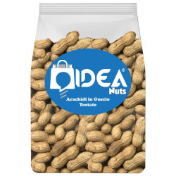 Arachidi in Guscio Tostati - Idea Nuts - Busta da 500g