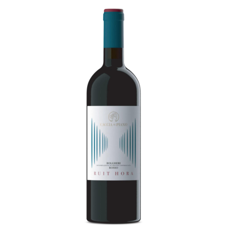 Vino Rosso - Caccia al Piano - Ruit Hora Bolgheri DOC 2021 - 0,75 lt