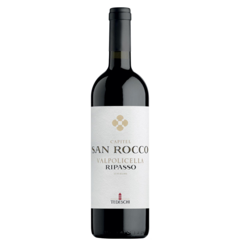 Vino Rosso - Tedeschi - Capitel San Rocco - Valpolicella Ripasso Superiore DOC - 2020 - 0,75 ml