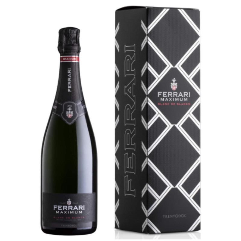 Vino Spumante - Ferrari - Trento DOC - Maximum Blanc De Blanc - Astuccio 750 ml