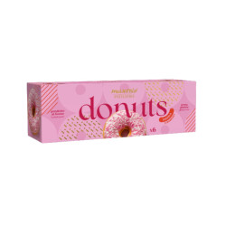 Donuts Maxtris - Patisserie - Gusto Fragola - Rosa - Confezione da...