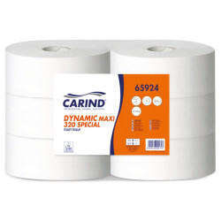 Carta Igienica Carind - Maxi Jumbo - Dynamic - 2 Veli - 320 Metri -...