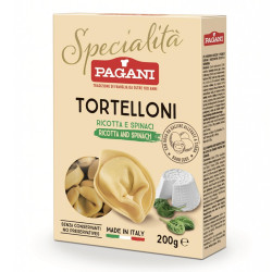 Tortelloni - Ricotta e Spinaci - Pagani - Confezione da 200g