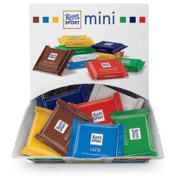 Tavolette Ritter Sport - Mini - Gusti Assortiti - Espositore 72...