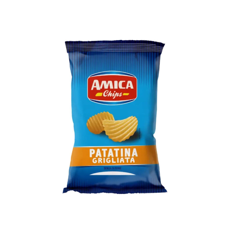 Busta Patatine - Amica Chips - Grigliata - 24 Buste da 50 g