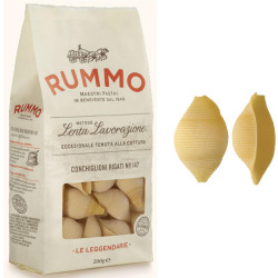 Pasta Rummo - 500 gr - Le Leggendarie - Conchiglioni Rigati N° 147