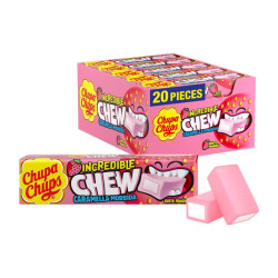 Caramelle Morbide - Chupa Chups - Incredibile Chew - Fragola - 20 pz 