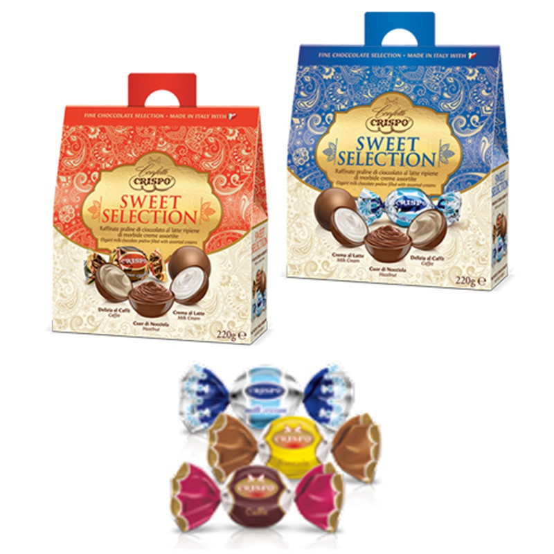 Confezione Regalo - Crispo - Sweet Selection - Praline Assortite - 220 gr